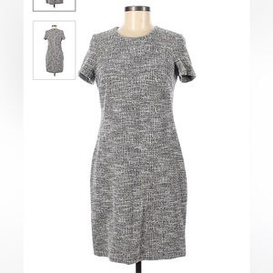 Calvin Klein tweed crew neck dress